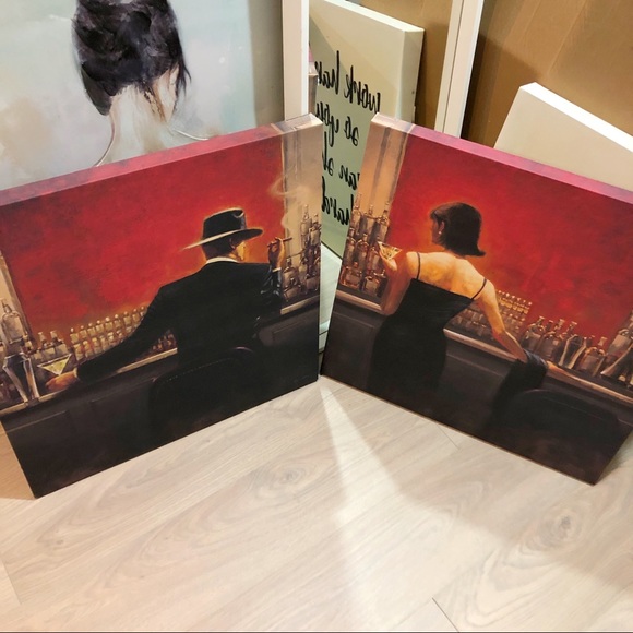 Wall Art Brent Lynch Cigar Bar Evening Lounge Poshmark